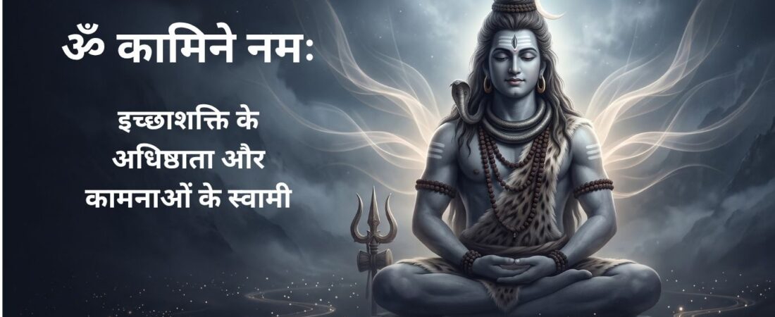 ॐ कामिने नमः: इच्छाशक्ति के अधिष्ठाता और कामनाओं के स्वामी शिव