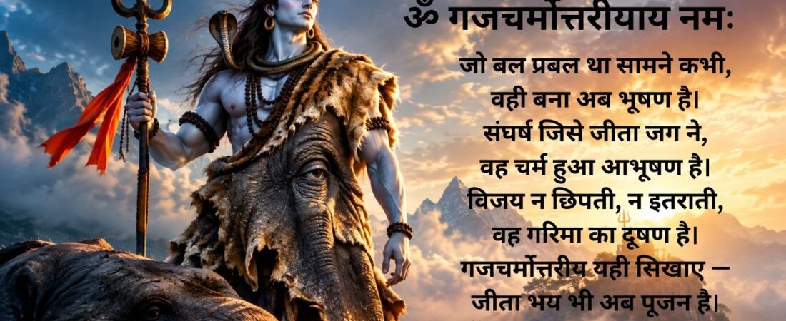 गजचर्मोत्तरीयाय: भगवान शिव हाथी की खाल क्यों धारण करते हैं?