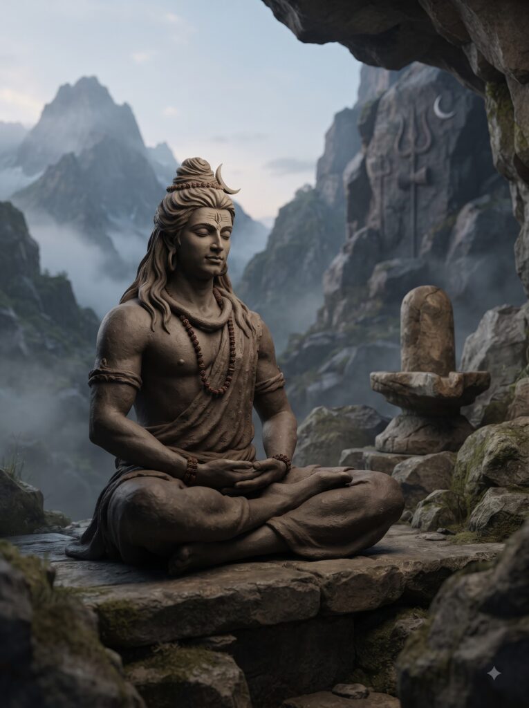 निर्विकल्प नाम के लिए कोई स्वतंत्र अनिवार्य मूर्तिशास्त्रीय विधान नहीं बताया गया है। फिर भी ध्यानस्थ मुद्रा, अर्धनिमीलित नेत्र, लिंग, जटाजूट और त्रिशूल जैसे शिव-प्रतीक इस तत्त्व की ओर सांकेतिक रूप से संकेत कर सकते हैं।