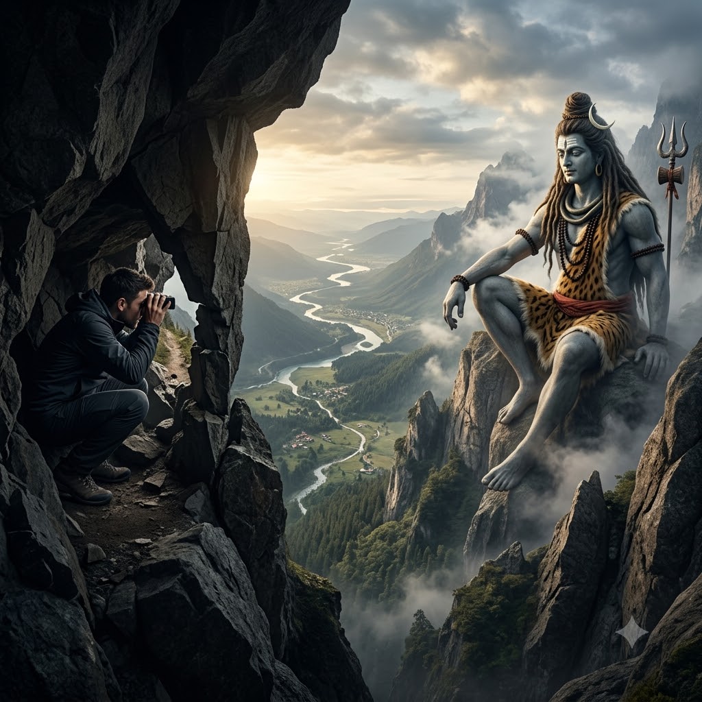 जो दिखाई देता है, वह सम्पूर्ण सत्य नहीं होता—विशालाक्ष हमें देखने की सीमा से आगे जाने का संकेत देते हैं।