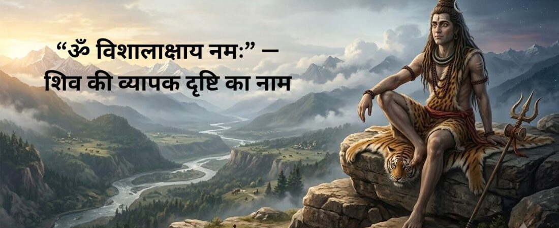 “ॐ विशालाक्षाय नमः” — शिव की व्यापक दृष्टि का नाम