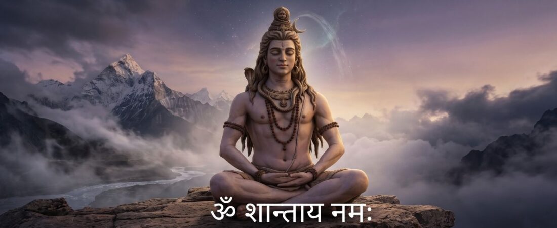 ॐ शान्ताय नमः — शिव का प्रशान्त, अविकार और उपशमस्वरूप